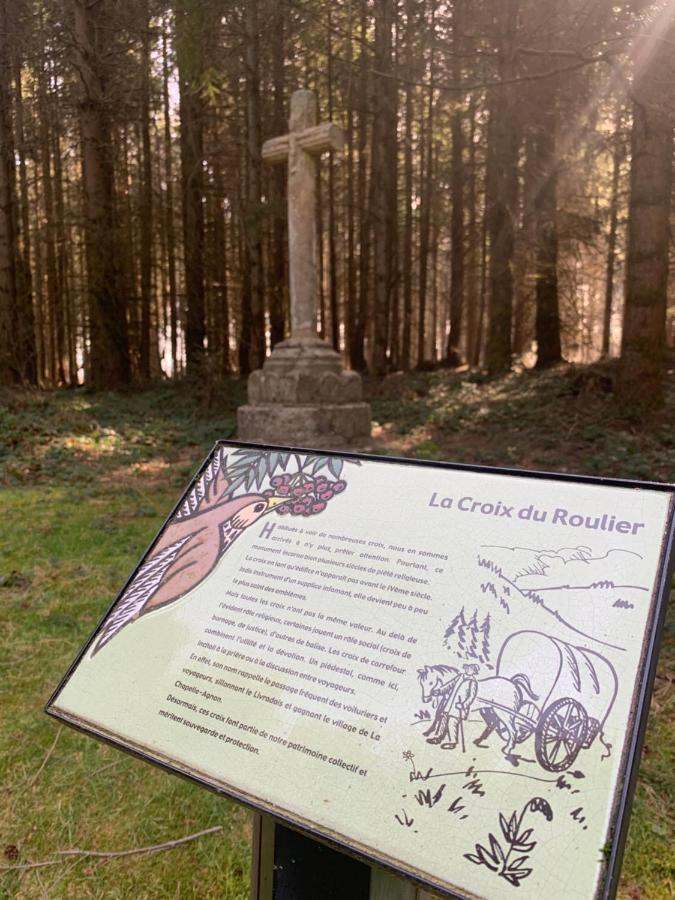 Gite " Oree Des Bois" Vertolaye Exterior foto
